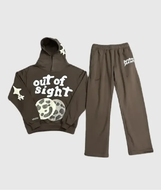 Broken Planet Out Of Sight Tracksuit Brown